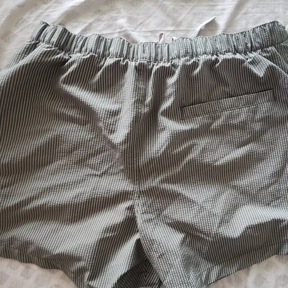 Abercrombie and Fitch seersucker swimming trunks - Picture 3 of 4